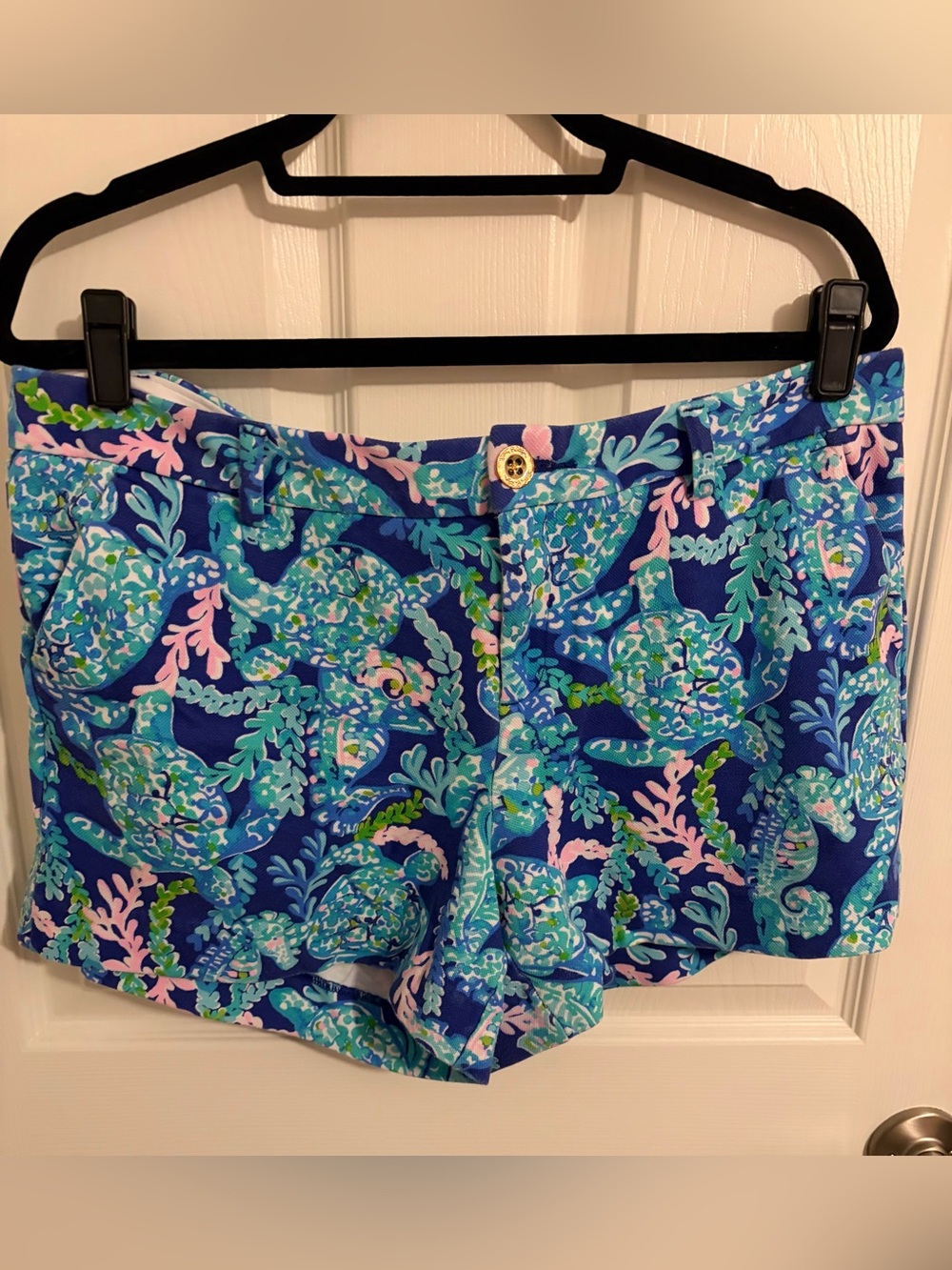 EUC Lilly Pulitzer Callahan Women’s Shorts- Sea Turtle Villa
